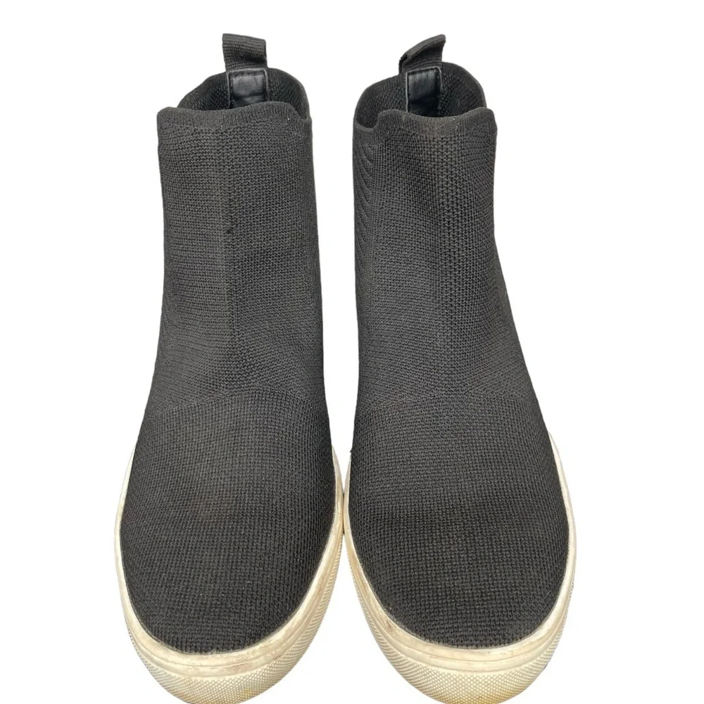 Mia‎ Black Hidden Wedge Heel Fashion Sneakers